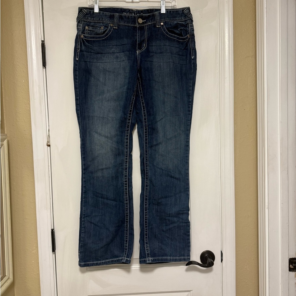 Maurices Dark Blue Boot Cut Jeans
